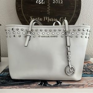 White Michael Kors purse